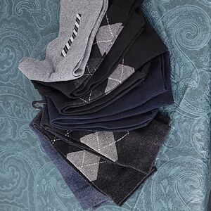 Smith & Jones Lot of 7 New Dress Socks Men's 6-11